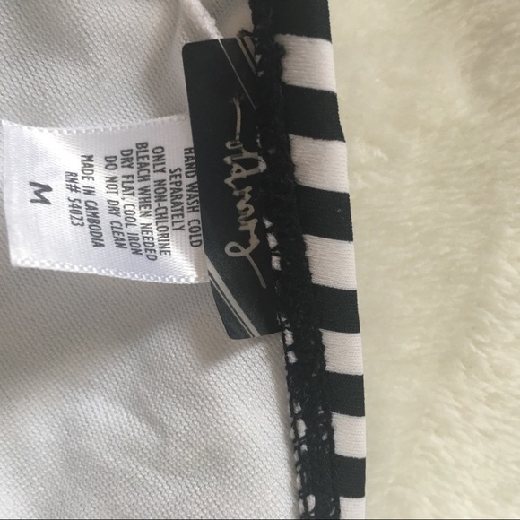 Black and white swim top - Picture 3 of 3